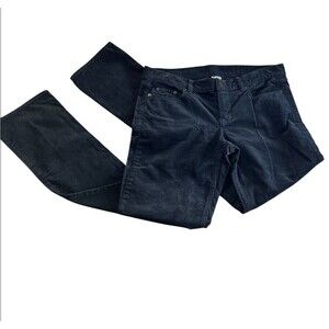 J.Crew 8" Mid Rise City Fit 100% Cotton Corduroy Pants in Dark Grey Sz 28R